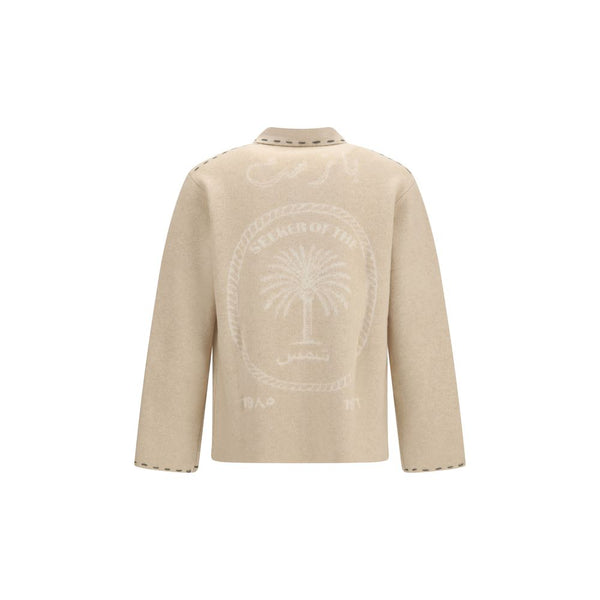 Baziszt Beige Cashmere Cardigan