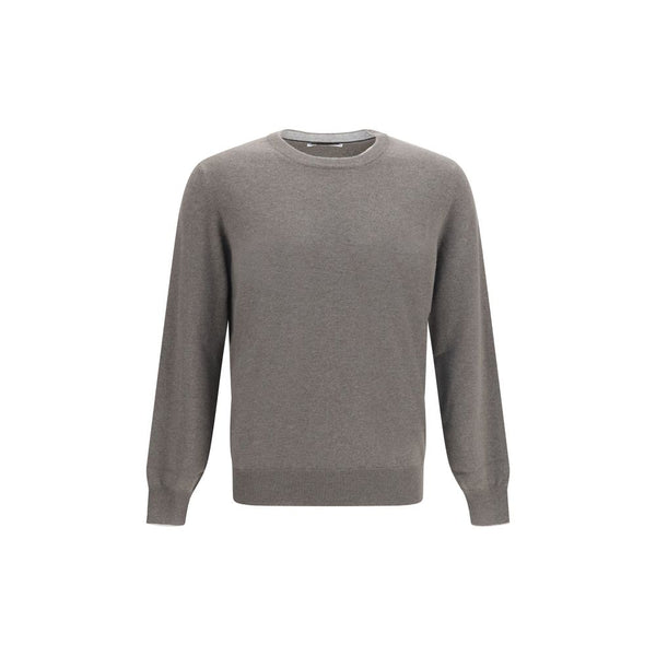 Brunello Cucinelli Gray Cashmere Sweater