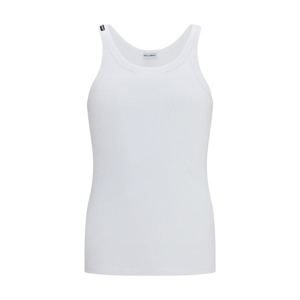 Dolce & Gabbana White Cotton Top