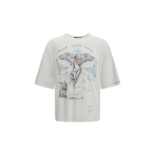 Represent Beige Cotton T-Shirt