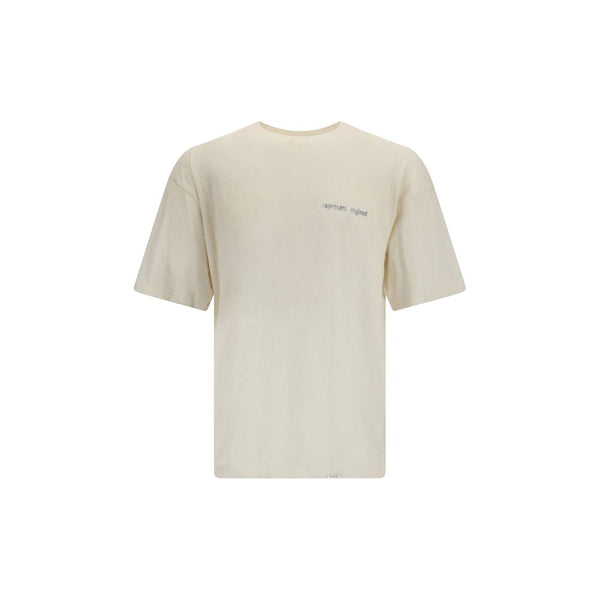 Represent Beige Cotton T-Shirt