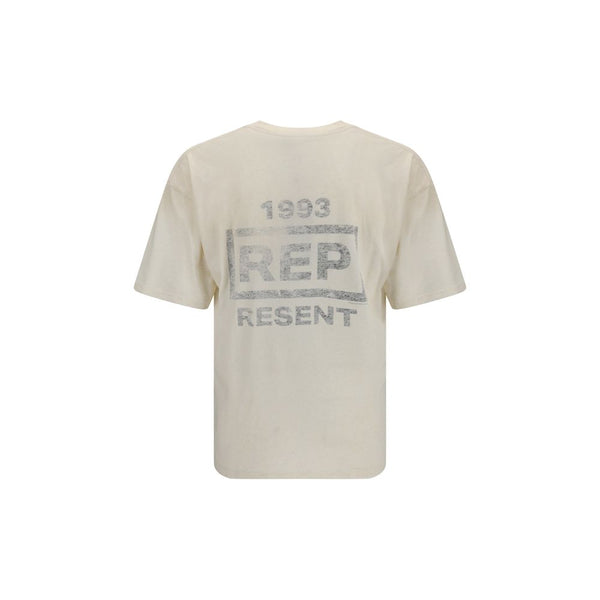 Represent Beige Cotton T-Shirt
