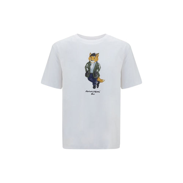 Maison Kitsuné White Cotton T-Shirt