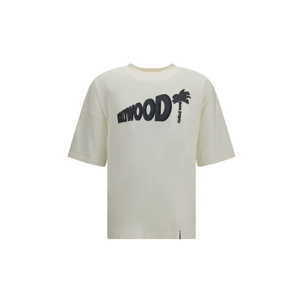 Palm Angels White Cotton T-Shirt