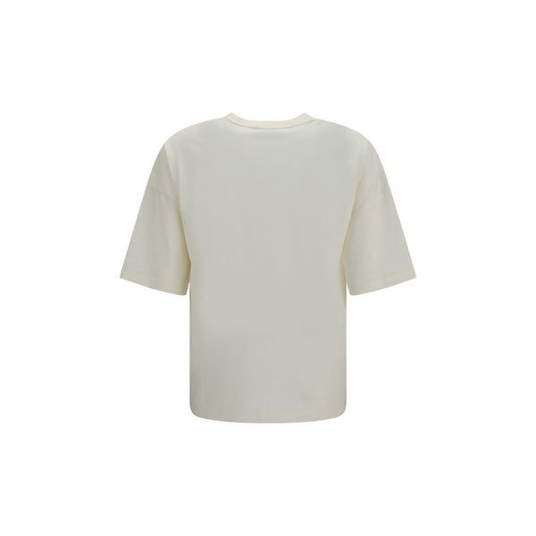 Palm Angels White Cotton T-Shirt