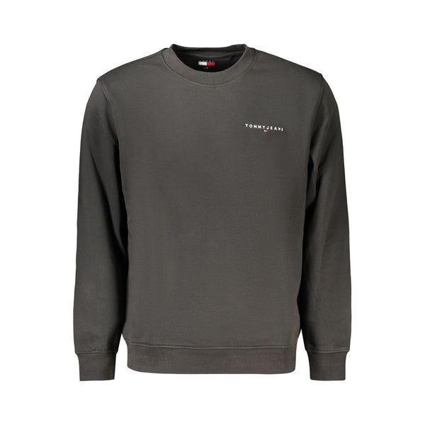Tommy Hilfiger Black Cotton Men Sweatshirt