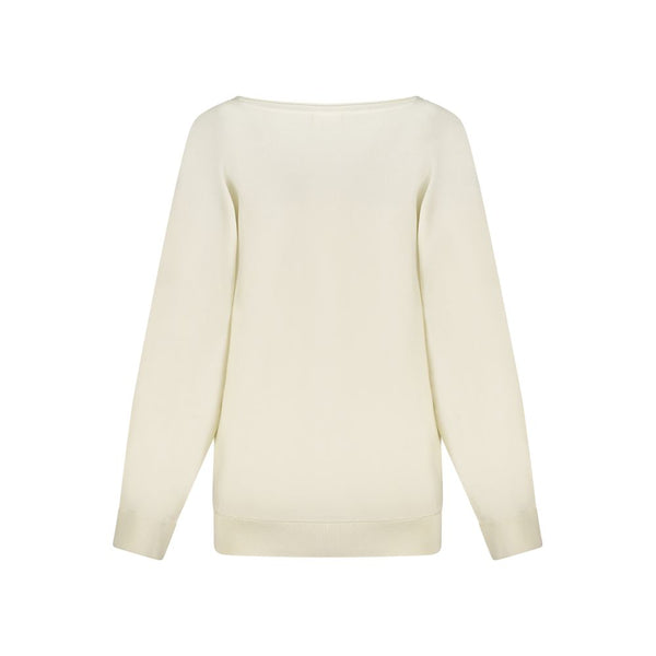 Guess Jeans White Viscose Sweatshirt