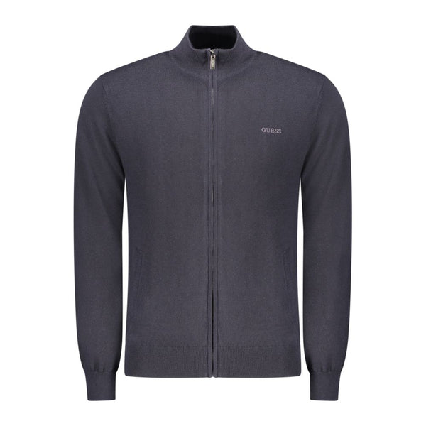 Guess Jeans Blue Wool Cardigan