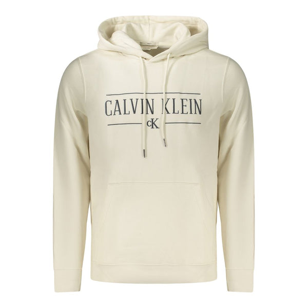 Calvin Klein White Cotton Men's Sweatshirt