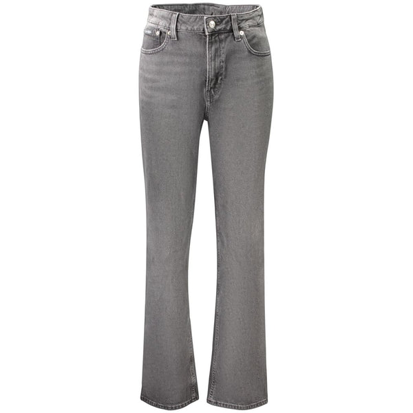 Calvin Klein Black Cotton Womens Jeans