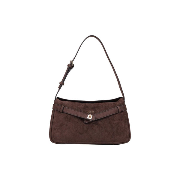 Guess Brown Polyester Handbag
