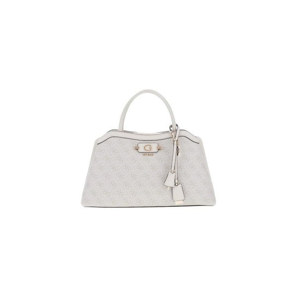 Guess White Polyethylene Handbag
