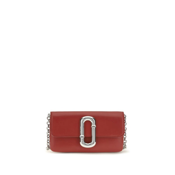 Marc Jacobs Red Calf Leather Bos Taurus Wallet