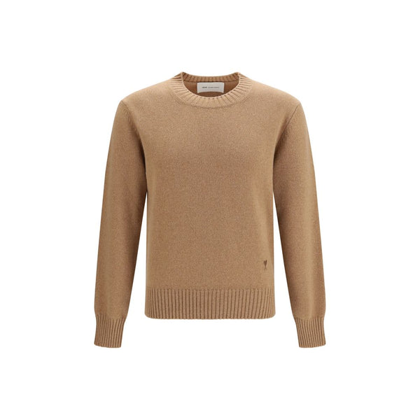 Ami Paris Brown Cashmere Sweatshirt