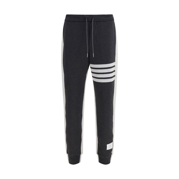 Thom Browne Gray Cotton Joggers (Workout Pants)