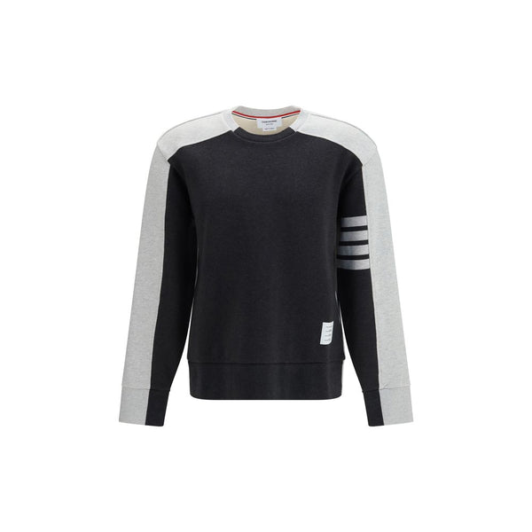 Thom Browne Gray Cotton Sweatshirt