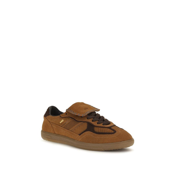 Alohas Brown Suede Leather Low Top Sneakers