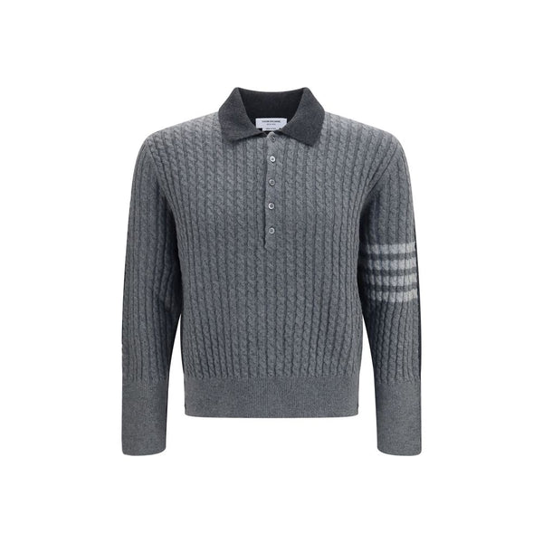 Thom Browne Gray Wool Oves Aries Sweatshirt