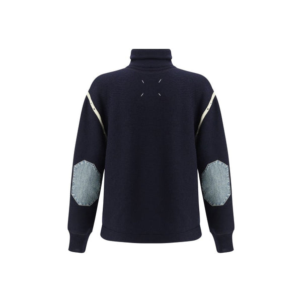 Maison Margiela Blue Wool Oves Aries Sweatshirt