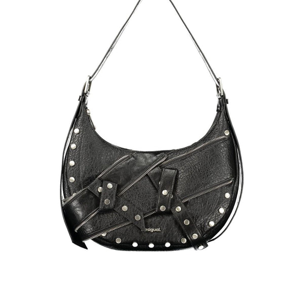 Desigual Nero Poliuretano Donna Bag