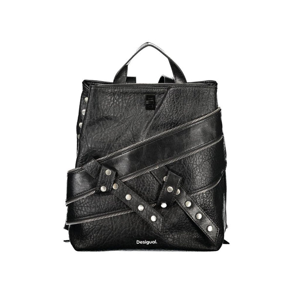 Desigual Black Polyurethane Women's Backpack