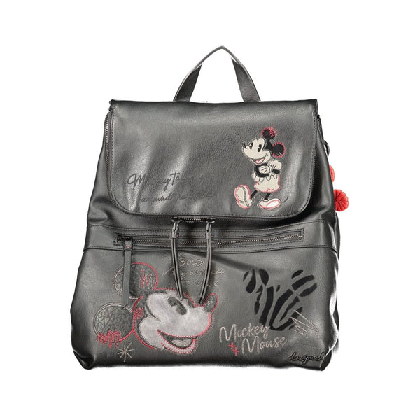Desigual Black Polyethylene Backpack