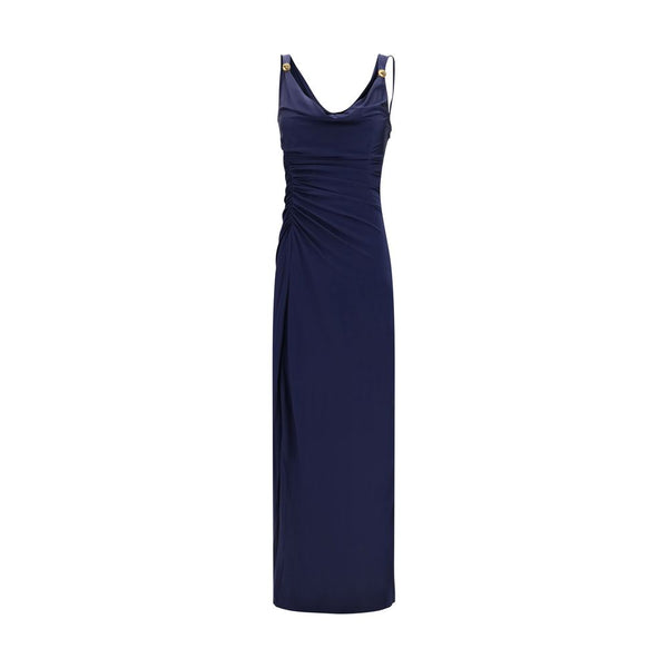 Versace Blue Viscose Casual Dress