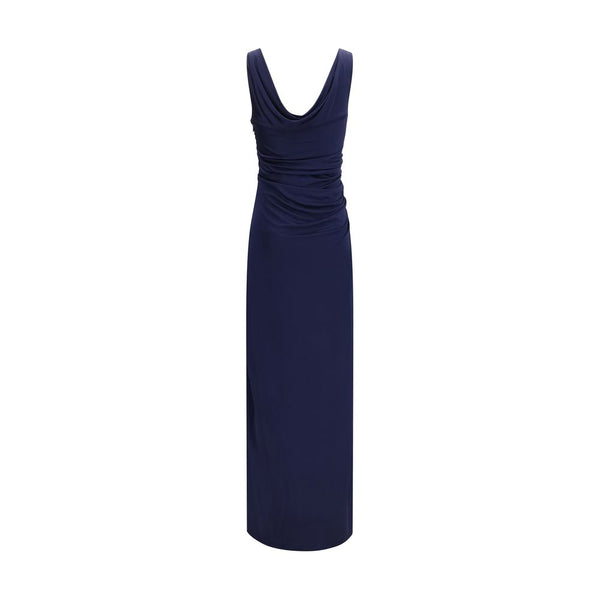Versace Blue Viscose Casual Dress