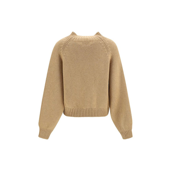 Khaite Beige Cashmere Sweater