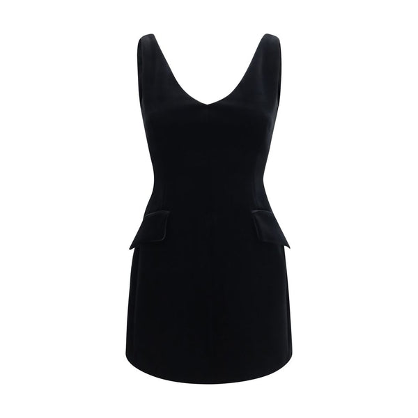 Max Mara Black Polyester Cocktail Dress