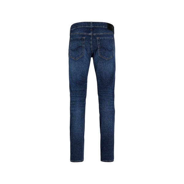 Jack Jones Blue Cotton Skinny Jeans