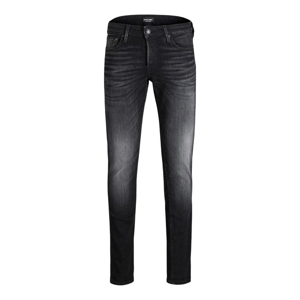 Jack Jones Black Cotton Skinny Jeans