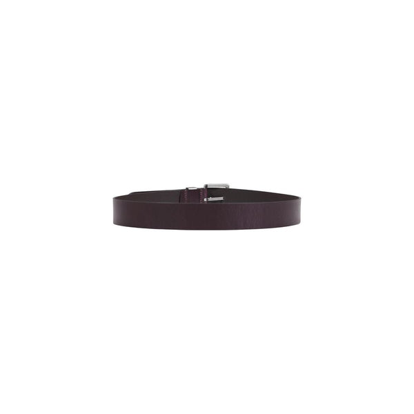 Armani Exchange Brown Leather Regular Belt