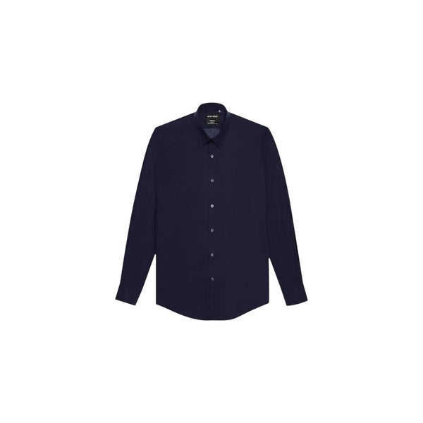 Antony Morato Blue Cotton Dress Shirt