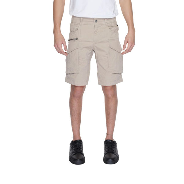 Replay Beige Cotton Bermuda Shorts