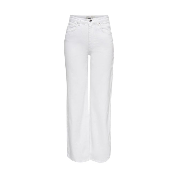Only White Cotton Relaxed Fit Jeans