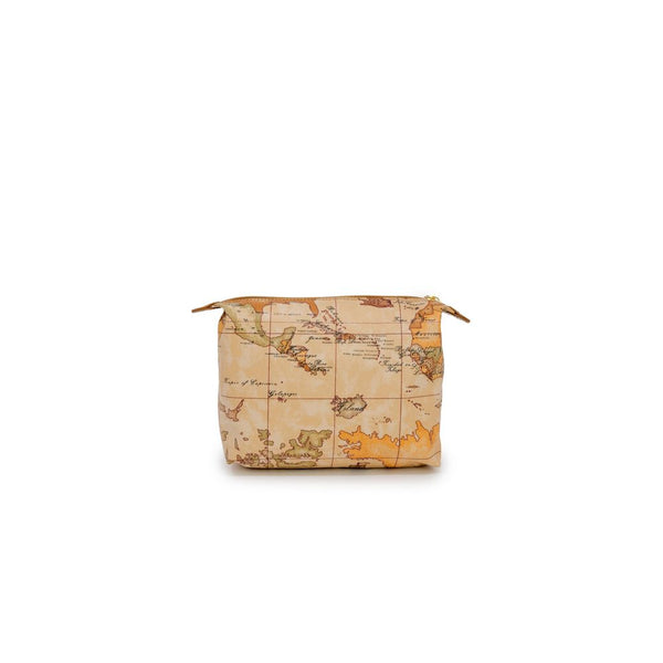 Alviero Martini Prima Classe Beige Polyester Clutch Bag