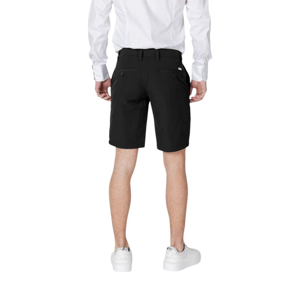 Armani Exchange Black Polyamide Bermuda Shorts