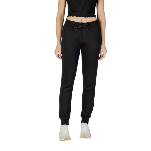 Armani Exchange Black Cotton Joggers (Workout Pants)