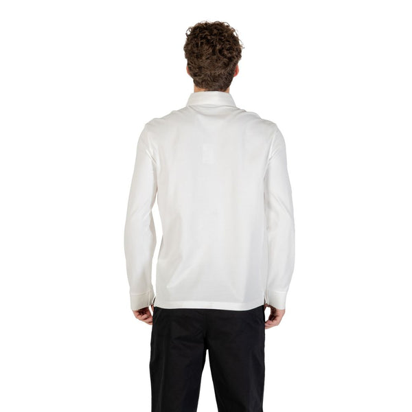 Armani Exchange Cream Cotton Long Sleeve T-Shirt