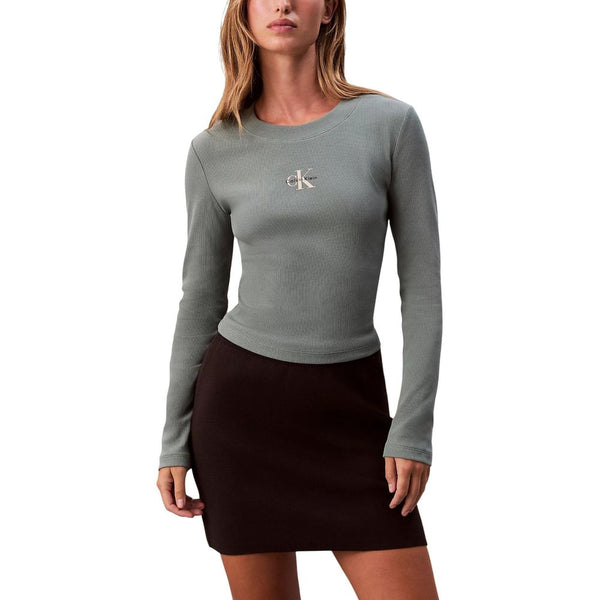 Calvin Klein Jeans Bicolor Cotton Long Sleeve T-Shirt