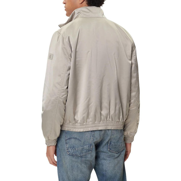 Calvin Klein Jeans Beige Recycled Polyester Full-Length Jacket