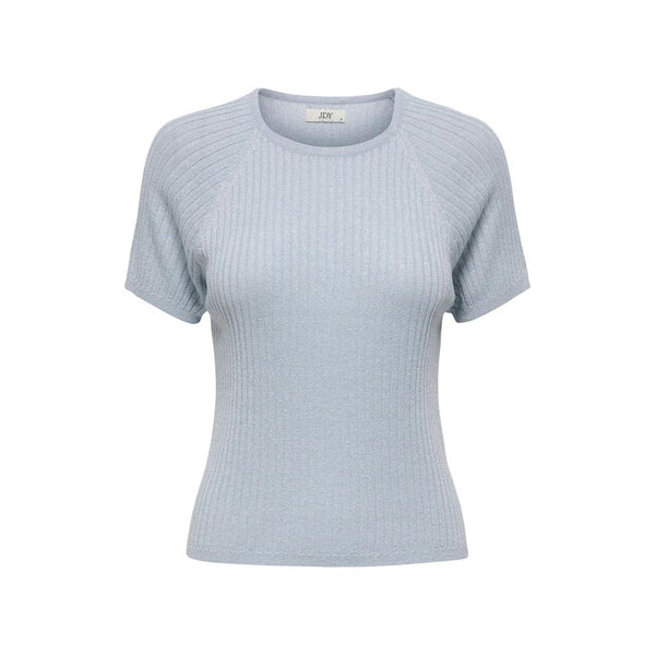 Jacqueline De Yong Blue Viscose T-Shirt