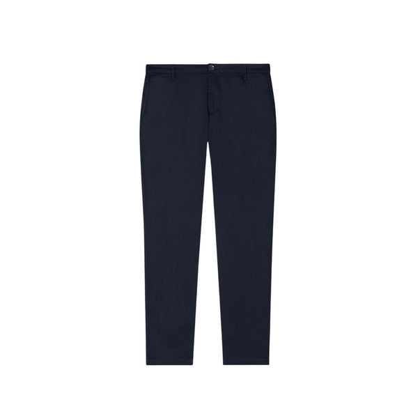 Armani Exchange Blue Cotton Skinny Pants