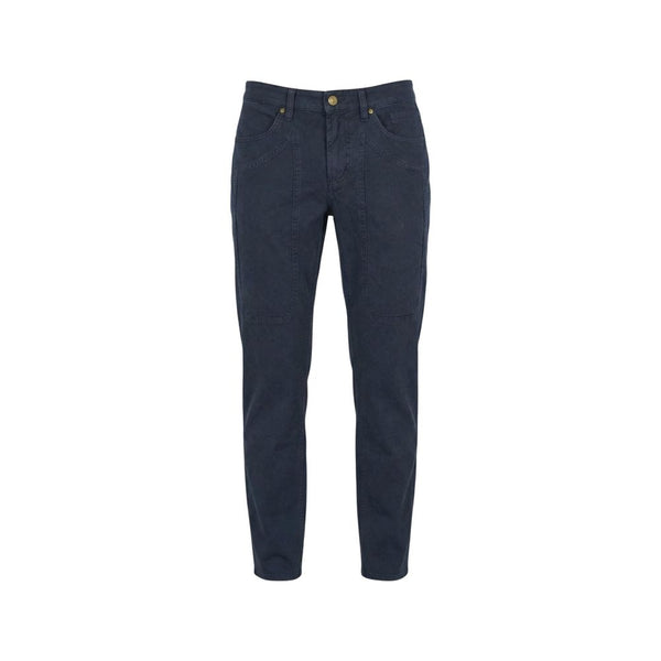 Jeckerson Blue Elastane Skinny Pants