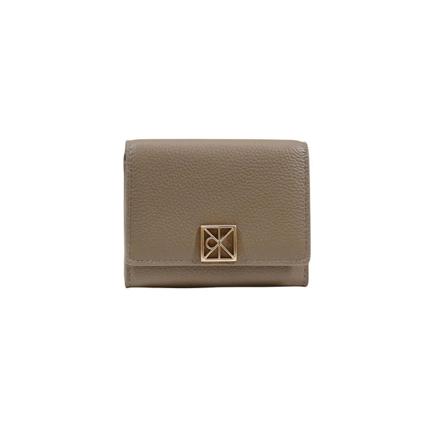 Calvin Klein Beige Leather Wallet