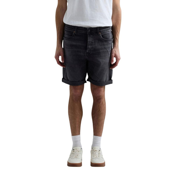 Replay Gray Cotton Bermuda Shorts