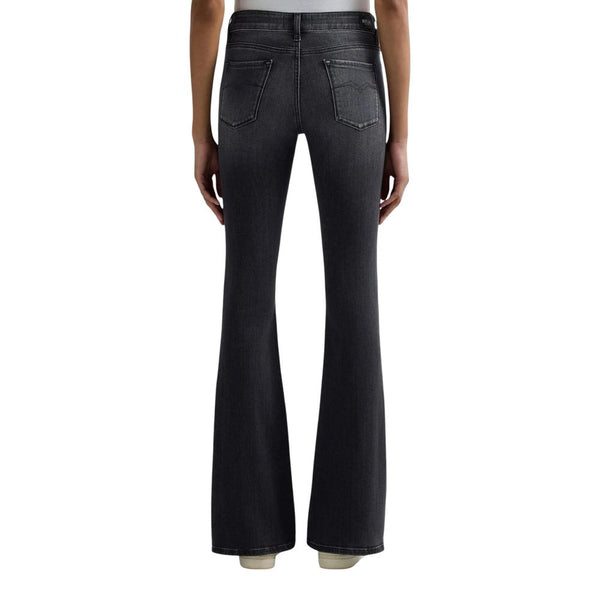 Replay Black Cotton Relaxed Fit Jeans