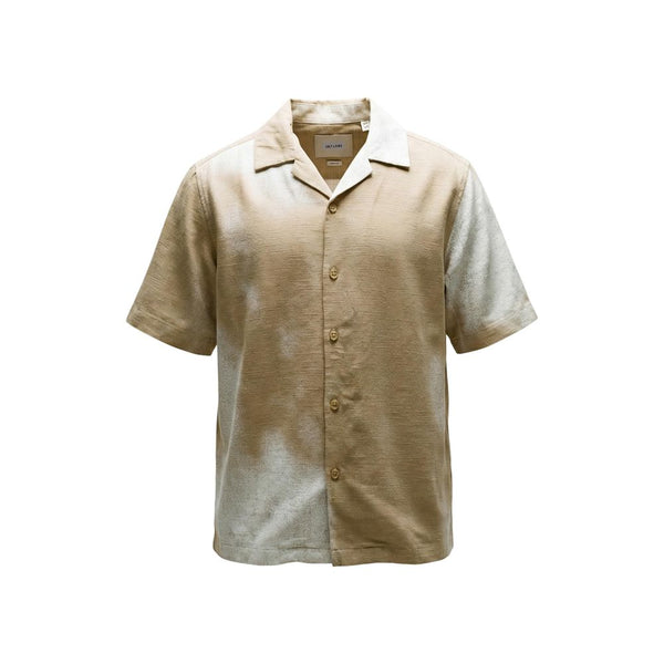 Only & Sons Beige Viscose Shortsleeve Shirt