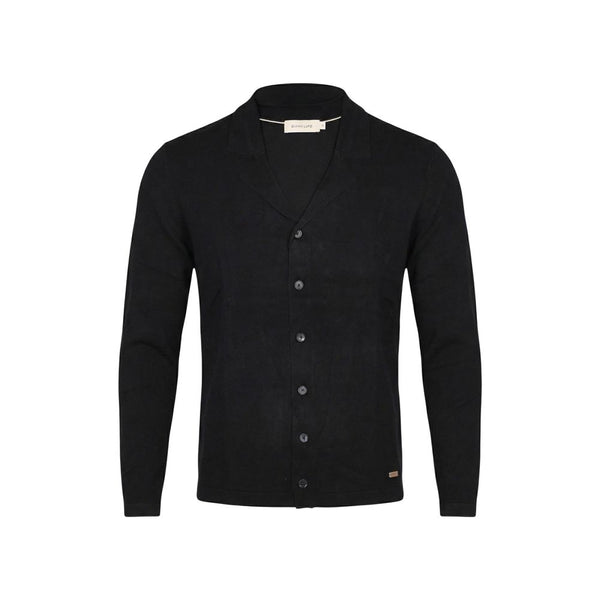 Gianni Lupo Black Viscose Cardigan